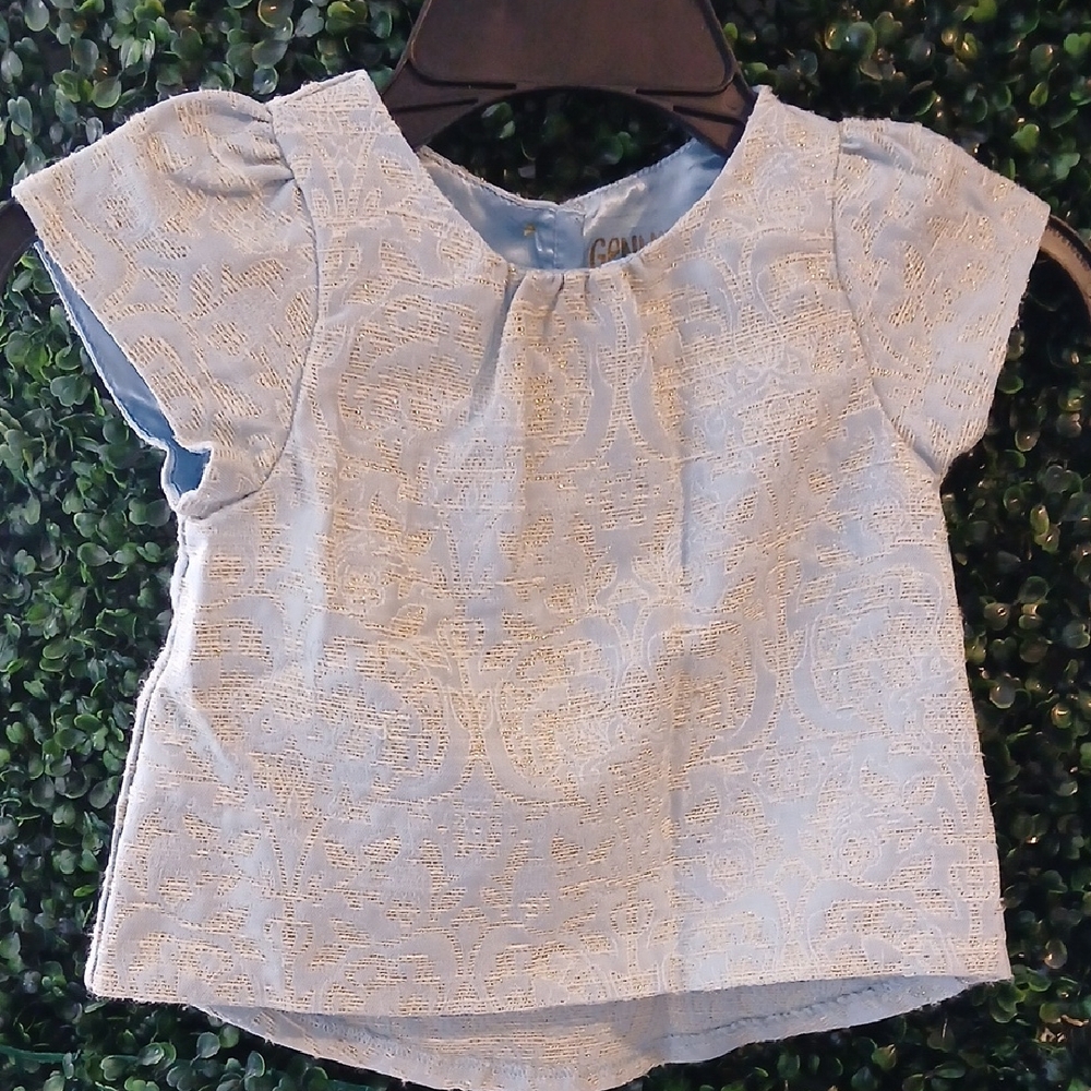 Elegant Blue Kids Top